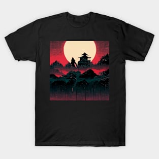 Japanese Samurai House - best selling T-Shirt